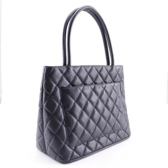 CHANEL Medallion Tote Tote Bag black/SilverHardware Caviar skin Women - Picture 5 of 16